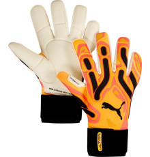 Рукавички воротарські Puma Ultra Ultimate Hybrid Sun 41858 09 р.10,5, помаранчево-білі
