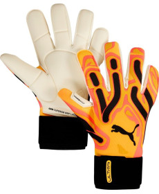 Рукавички воротарські Puma Ultra Ultimate Hybrid Sun 41858 09 р.10,5, помаранчево-білі