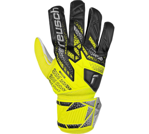 Рукавички воротарські Reusch Attrakt Solid 5570515 2014 р.9,5, жовто-чорні