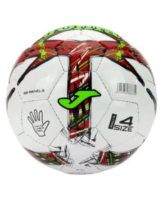 М'яч футбольний Joma DALI III розмір 5, біло-червоний