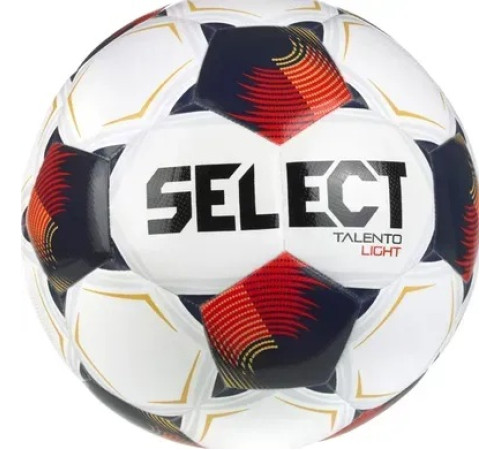 М'яч футбольний Select FB Talento Light v26 розмір 5, біло-червоний
