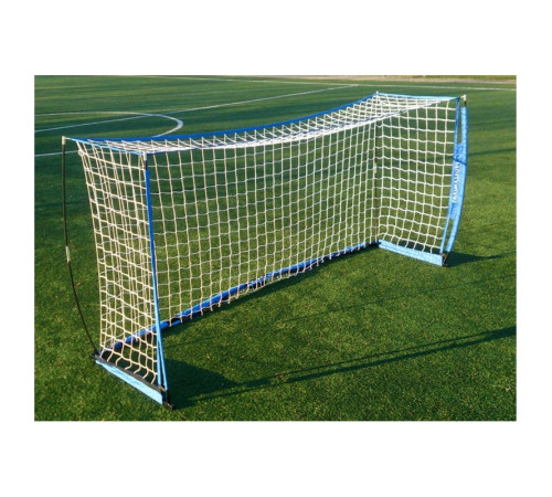 Ворота футбольні Yakimasport UNI 300 x 155 см, біло-сині