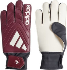 Рукавички воротарські Adidas Copa Club IQ4017 р. 9,5, бордово-білі