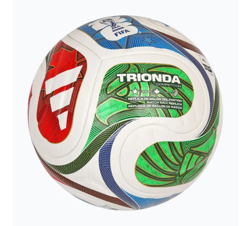 Футбольний м'яч Adidas FIFA World Cup 26 Trionda Competition Ball розмір 4, біло-червоний