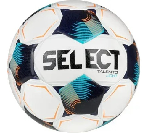 М'яч футбольний Select FB Talento Light v26 розмір 4, біло-синій