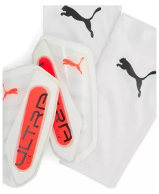 Щитки Puma ULTRA Flex Sleeve розмір L (зріст 155-175 см) біло-оранжеві