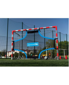 Мішень для футбольних воріт Yakimasport 300 x 200 см, чорно-синя