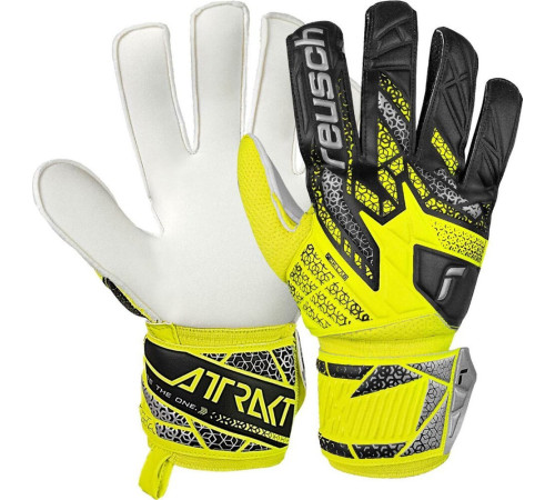 Рукавички воротарські Reusch Attrakt Solid 5570515 2014 р.8, жовто-чорні