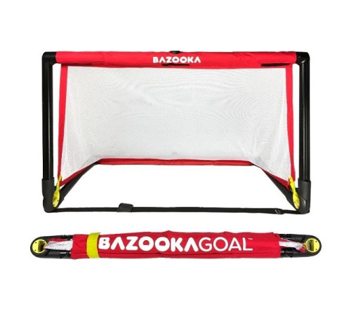 Ворота футбольні BazookaGoal 03268-4 150 х 90 см, червоно-білі