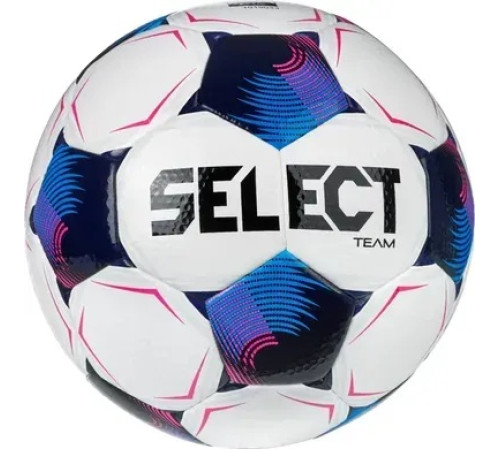 М'яч футбольний Select FB Team Fifa v26 розмір 5, біло-фіолетовий