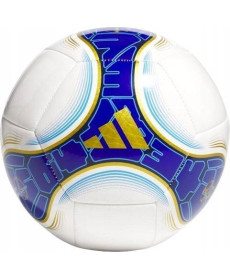М'яч футбольний Adidas Messi Club IS5597 розмір 5, біло-синій