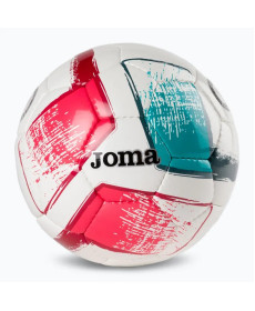 М'яч футбольний Joma DALI II розмір 4, біло-рожевий
