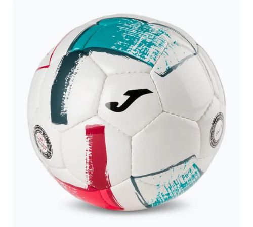 М'яч футбольний Joma DALI II розмір 4, біло-рожевий