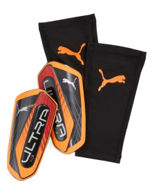 Щитки Puma ULTRA Flex Sleeve розмір M (зріст 135-155 см), чорно-оранжеві