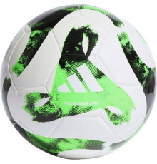 М'яч футбольний Adidas Tiro League HT2427 розмір 4, біло-зелений