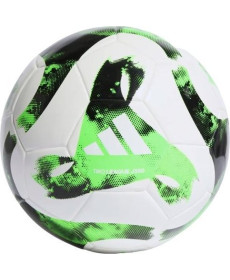 М'яч футбольний Adidas Tiro League HT2427 розмір 4, біло-зелений