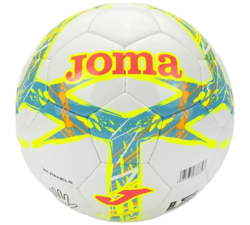 М'яч футбольний Joma DAL III розмір 4, біло-зелений