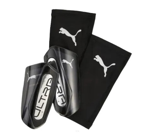 Щитки дитячі Puma ULTRA Flex Sleeve розмір S (зріст 115-135 см), чорно-білі