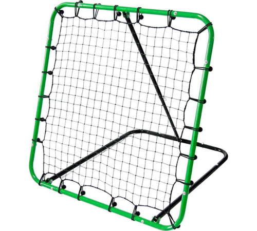 Сітка тренувальна для футболу Enero Rebounder 120 x 120 см, чорно-зелена
