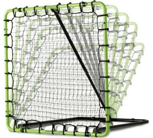 Сітка тренувальна для футболу Enero Rebounder 120 x 120 см, чорно-зелена