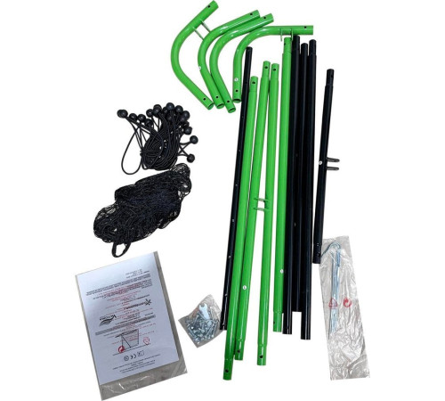 Сітка тренувальна для футболу Enero Rebounder 120 x 120 см, чорно-зелена