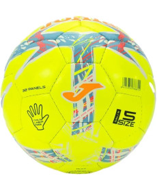 М'яч футбольний Joma DALI III розмір 5, зелено-оранжевий