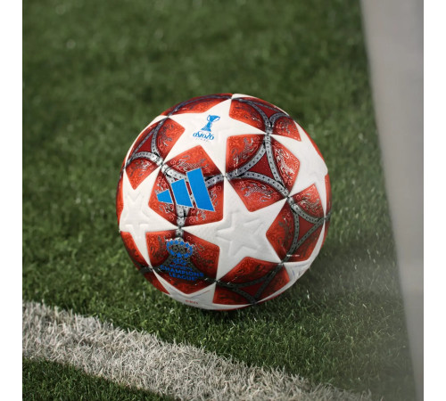 М’яч футбольний adidas UEFA Women’s Champions League Pro Ball, розмір 5, біло-червоний