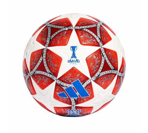 М’яч футбольний adidas UEFA Women’s Champions League Pro Ball, розмір 5, біло-червоний