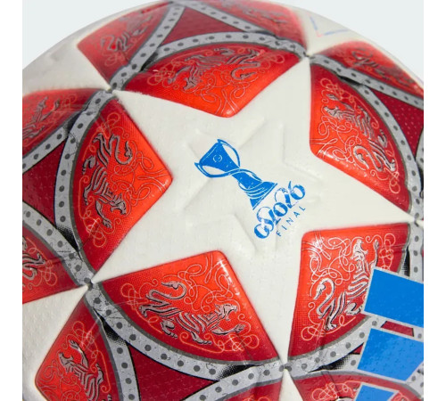 М’яч футбольний adidas UEFA Women’s Champions League Pro Ball, розмір 5, біло-червоний