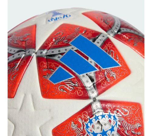 М’яч футбольний adidas UEFA Women’s Champions League Pro Ball, розмір 5, біло-червоний