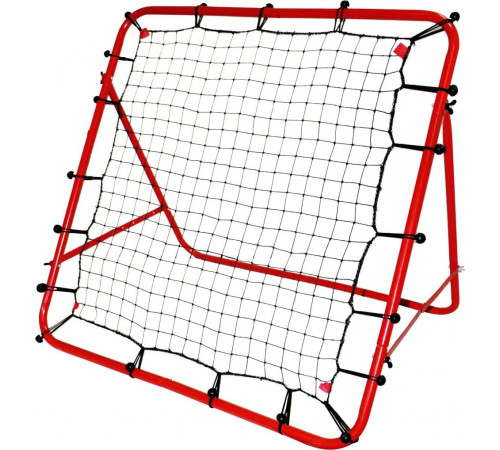 Сітка тренувальна для футболу Enero Rebounder 100 х 100 см, червоно-чорна