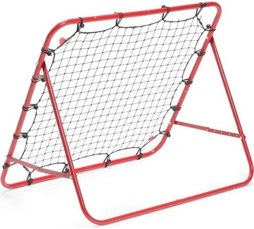 Сітка тренувальна для футболу Enero Rebounder 100 х 100 см, червоно-чорна