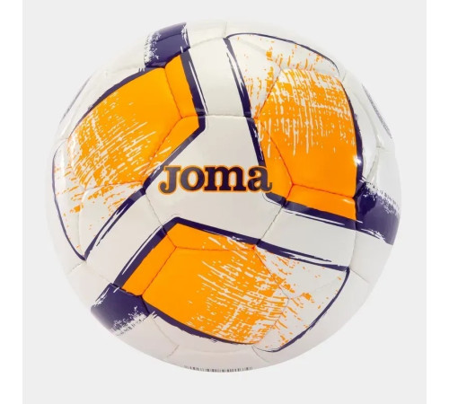 М'яч футбольний Joma DALI II розмір 4, біло-оранжевий