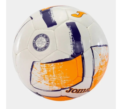 М'яч футбольний Joma DALI II розмір 4, біло-оранжевий