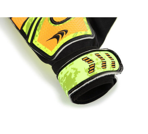 Рукавички воротарські Yakimasport Goal Blocker р.7, жовто-помаранчеві