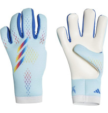 Рукавички воротарські Adidas HF9745 X GL TRN JUNIOR р. 4, блакитно-білий