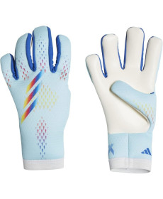 Рукавички воротарські Adidas HF9745 X GL TRN JUNIOR р. 4, блакитно-білі