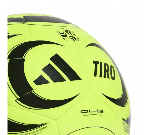 Футбольний м'яч Adidas TIRO Club розмір 5, чорно-зелений