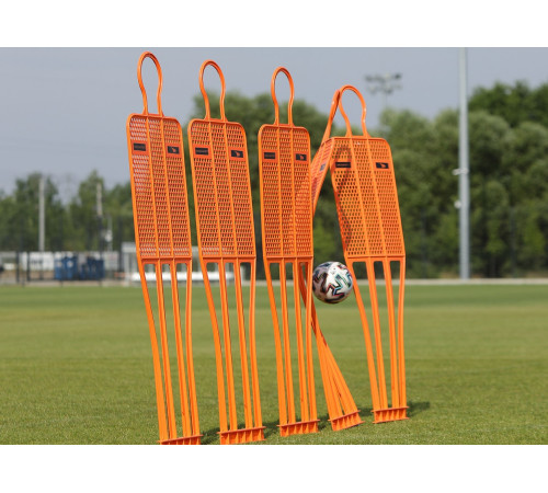Манекен футболіста для тренувань YakimaSport Pro 180 см, помаранчевий