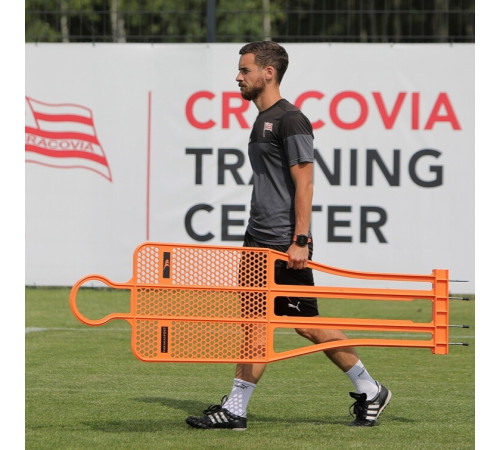 Манекен футболіста для тренувань YakimaSport Pro 180 см, помаранчевий