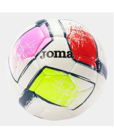 М'яч футбольний Joma DALI II розмір 4, біло-червоний