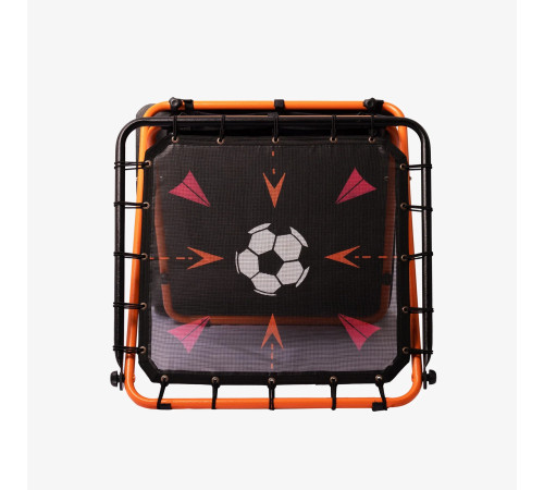 Тренажер футбольний 3 в 1 Flick Rebounder Urban Skills Trainer, чорно-помаранчевий
