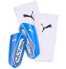 Щитки Puma ULTRA Light Sleeve розмір L (зріст 155-175 см), біло-голубі