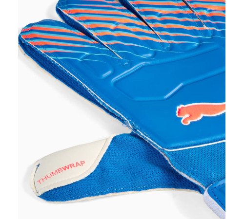 Воротарські рукавиці Puma PUMA ULTRA Play RC розмір 8, біло-голубий
