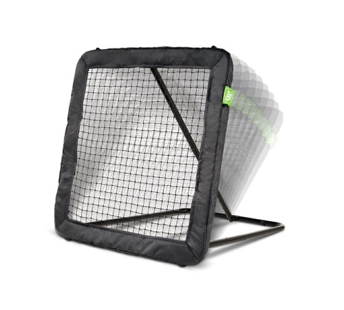 Сітка тренувальна для футболу EXIT Kickback Rebounder L 124 х 124 см, чорна Сітка тренувальна для футболу EXIT Kickback Rebounder L 124 х 124 см, чорна