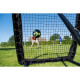 Сітка тренувальна для футболу EXIT Kickback Rebounder L 124 х 124 см, чорна