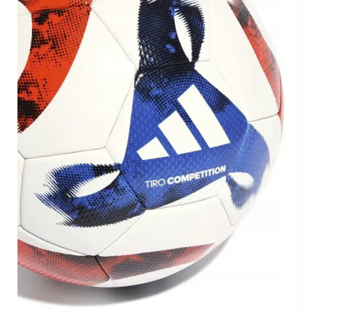 Футбольний м'яч Adidas TIRO Competition розмір 4, біло-червоний
