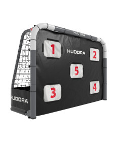 Ворота футбольні HUDORA RoCo 180 х 120 см,сірі