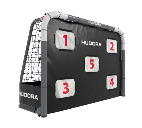 Ворота футбольні HUDORA RoCo 180 х 120 см,сірі