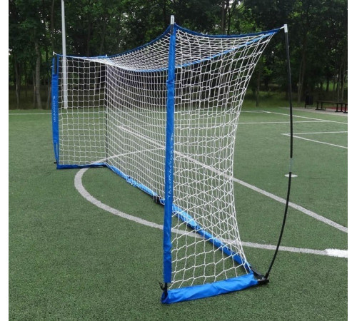 Ворота футбольні YakimaSport UNI 500 х 200 см, синьо-білі